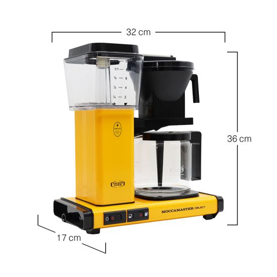 Moccamaster Kaffeeautomat KBG Select, Yellow Pepper 53984