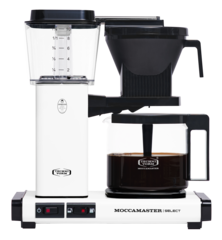 Moccamaster Kaffeeautomat KBG Select Matt White, 53993